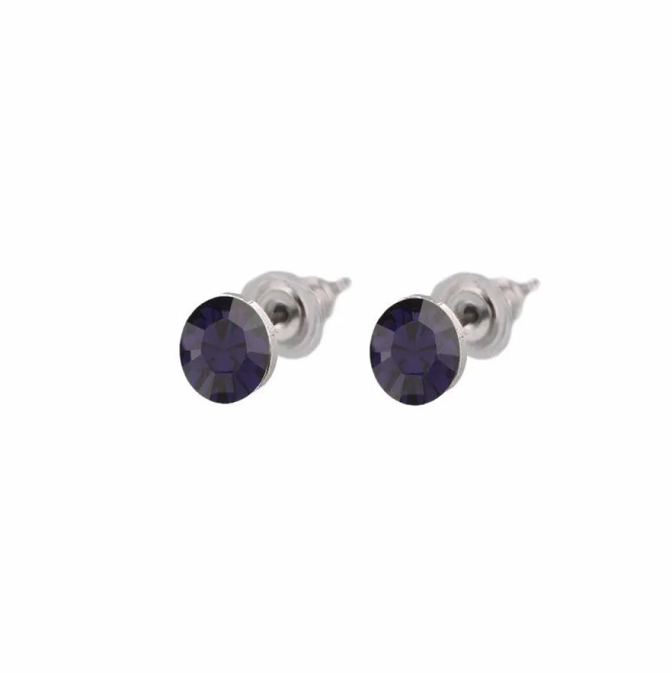 Biba oorknopjes Purple - 80271