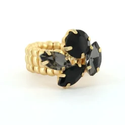 Biba ring Crystal Black - 7269