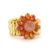 Biba ring Flower Cognac - 7259