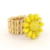 Biba ring Flower Yellow - 7235