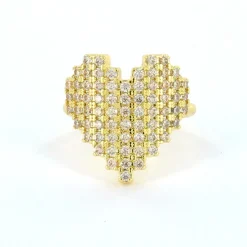 Biba ring Heart Crystal - 7295