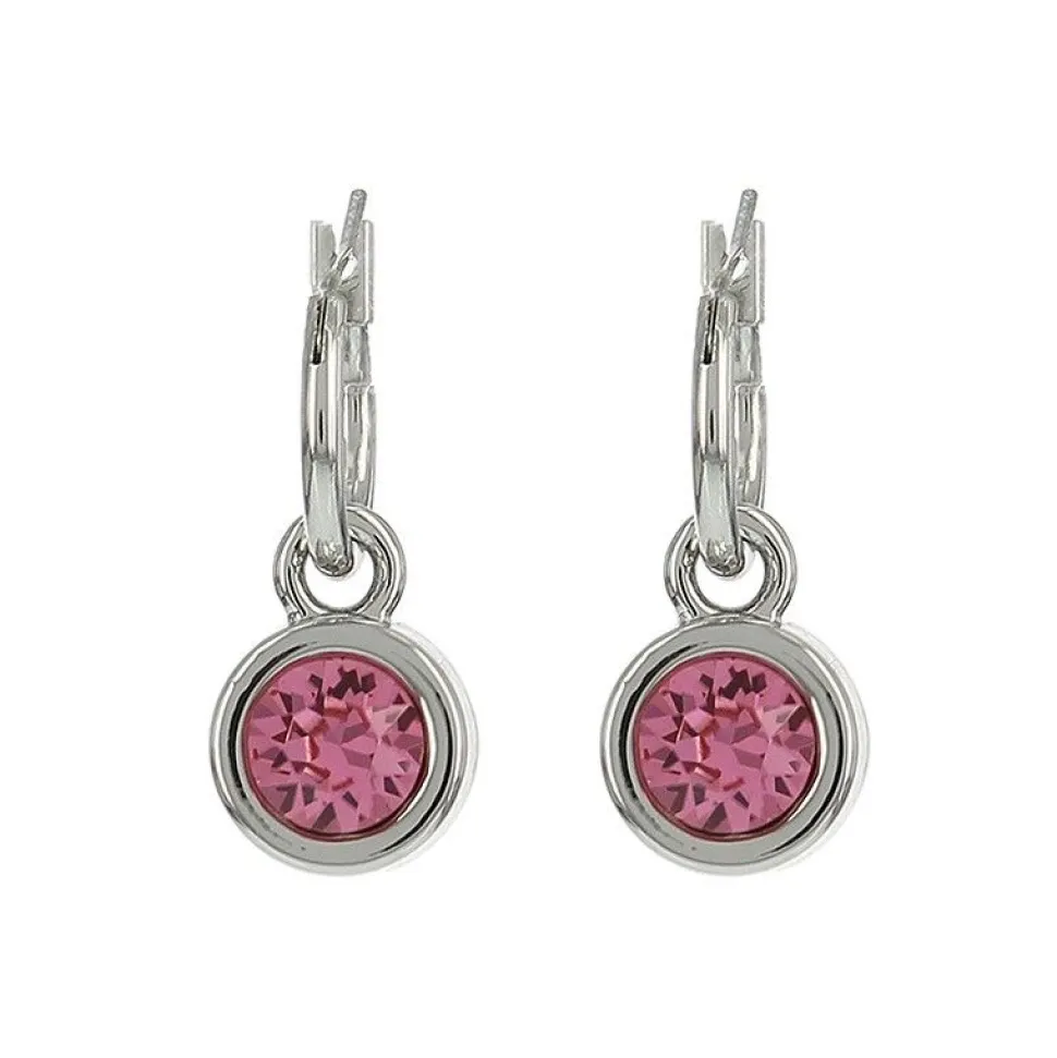 Biba Swarovski creolen Rose - 80312