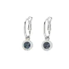 Biba Swarovski oorringen Denim Blue - 8107
