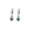 Biba Swarovski oorringen Indicolite - 8107