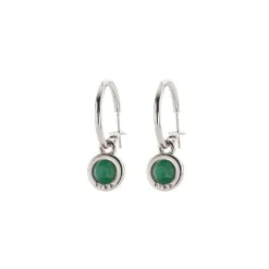 Biba Swarovski oorringen Palace Green - 8107