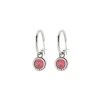 Biba Swarovski oorringen Pink Delie - 8107