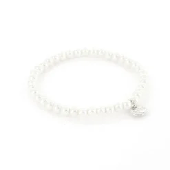 Biba XS-Pearl Armband Ivory - P030
