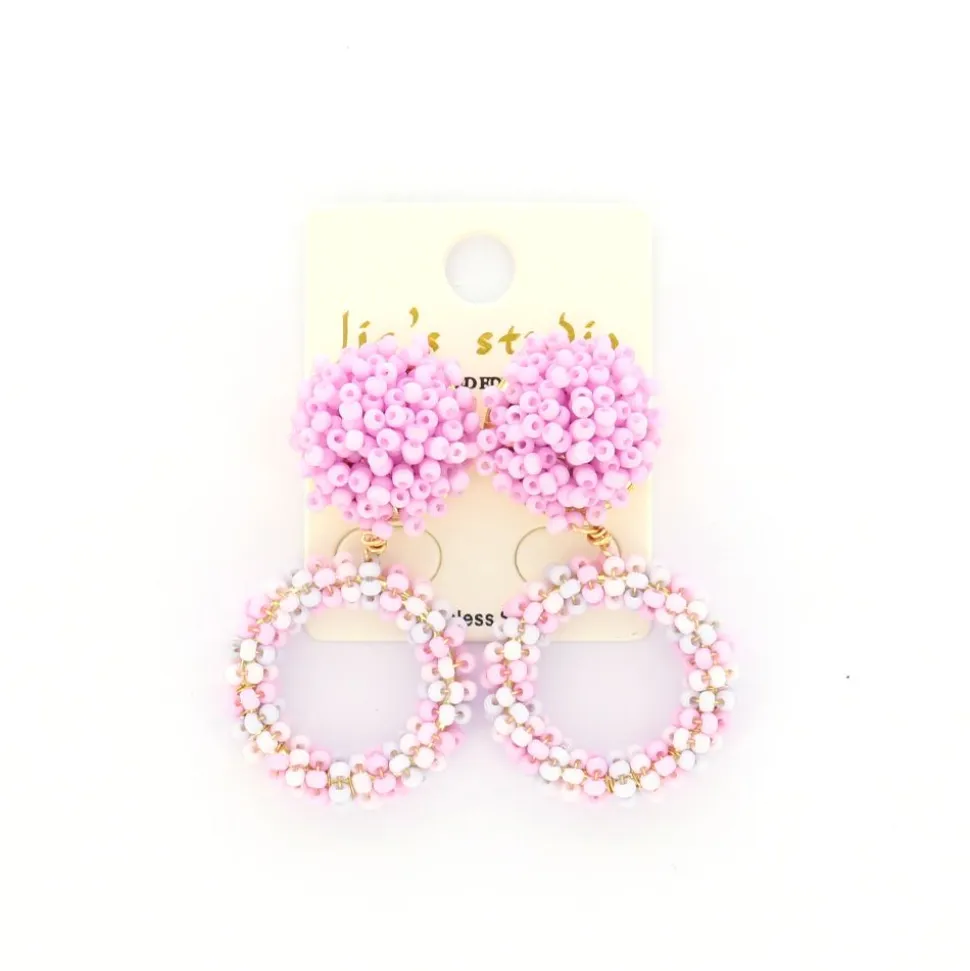 byJam oorbellen Happy Pink - 4101058