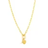 ByNouck Heart and Pearl ketting