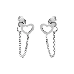 Chain Open Heart - Silver
