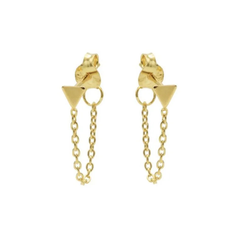Chain Triangle - Gold Color