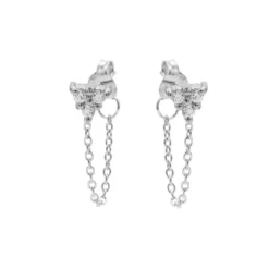 Chain Triple Zirconia - Silver