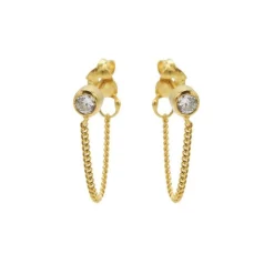 Chain Zirconia - Gold Color