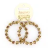Day&Eve Beads Heart oorbellen Brown - E4561