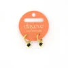Day&Eve Diamond and Bead Hoop Black - E4824