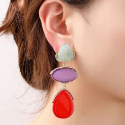 Day&Eve Double Pop Dangle oorbellen - E4530