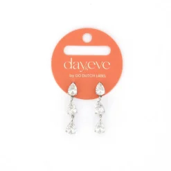 Day&Eve 3 Drop Stones oorbellen - E4277