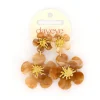 Day&Eve Flower oorbellen Brown - E4533