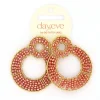Day&Eve Grand Beads oorbellen Orange - E45651
