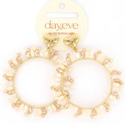 Day&Eve Heart Beads oorbellen - E4080