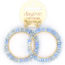 Day&Eve Heart Beads oorbellen - E4080