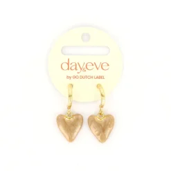 Day&Eve Heart Dangle Hoop - E4527