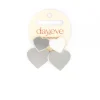 Day&Eve 2 Hearts oorbellen - E4062-1