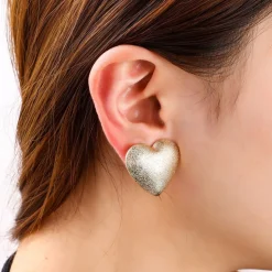 Day&Eve Heart Stud - E4627