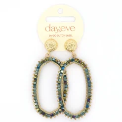 Day&Eve Hexagon Dangle oorbellen - E4560