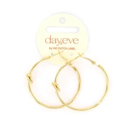 Day&Eve Knotted Hoop - E4640