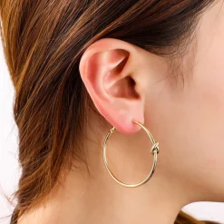 Day&Eve Knotted Hoop - E4640