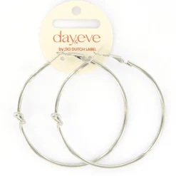 Day&Eve Knotted Hoop - E4641-Zilver