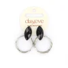 Day&Eve Leaf Stone oorbellen - E3555