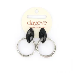 Day&Eve Leaf Stone oorbellen - E3555