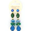 Day&Eve Long Stone Dangle Blue - E4652