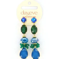 Day&Eve Long Stone Dangle Blue - E4652