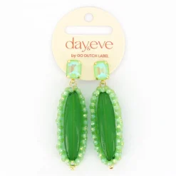 Day&Eve Long Stone oorbellen - E4036