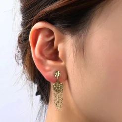 Day&Eve Small Hammered Dangle - E4907