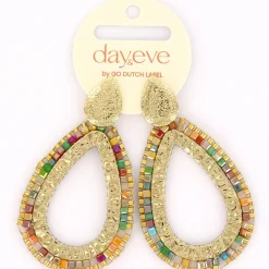 Day&Eve Square Beads Drop - E5102