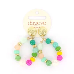 Day&Eve Stone Drops oorbellen - E4106