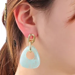 Day&Eve Triangle Drops oorbellen - E4111
