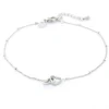 Day&Eve Two Hearts enkelbandje - A1327-Zilverkleur