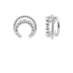 Earcuff Triple Dots Twister Plain