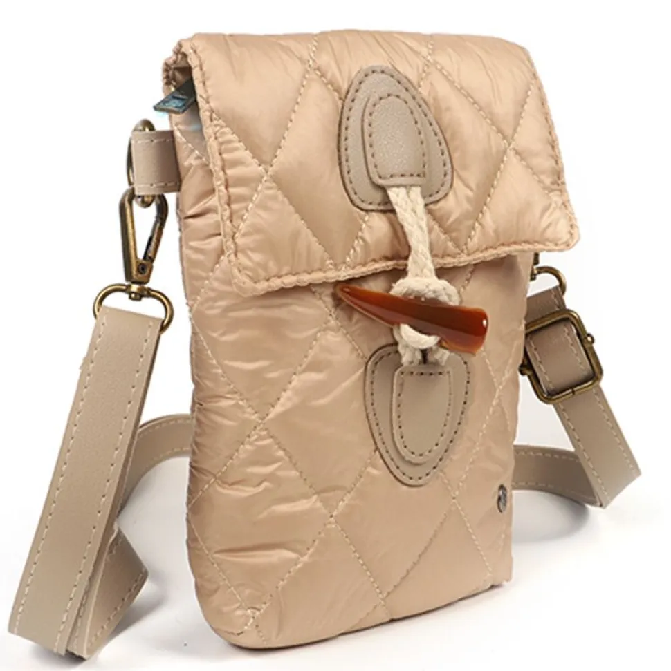I'm Dutch crossbody tasje Antiga Taupe