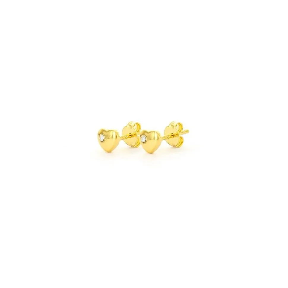 Imotionals Oorknopjes Crystal Heart - E-5506