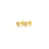 Imotionals Oorknopjes Crystals Heart - E-5512
