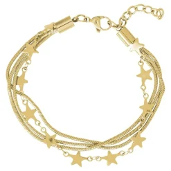 iXXXi Enkelband Snake and Stars Gold Color - A00302-01