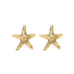 iXXXi oorknopjes Sea Star Gold Color - E033-01