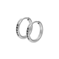 iXXXi oorringen Black Crystal - E04803