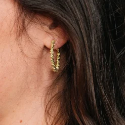 iXXXi oorringen Caviar Gold Color - E04710